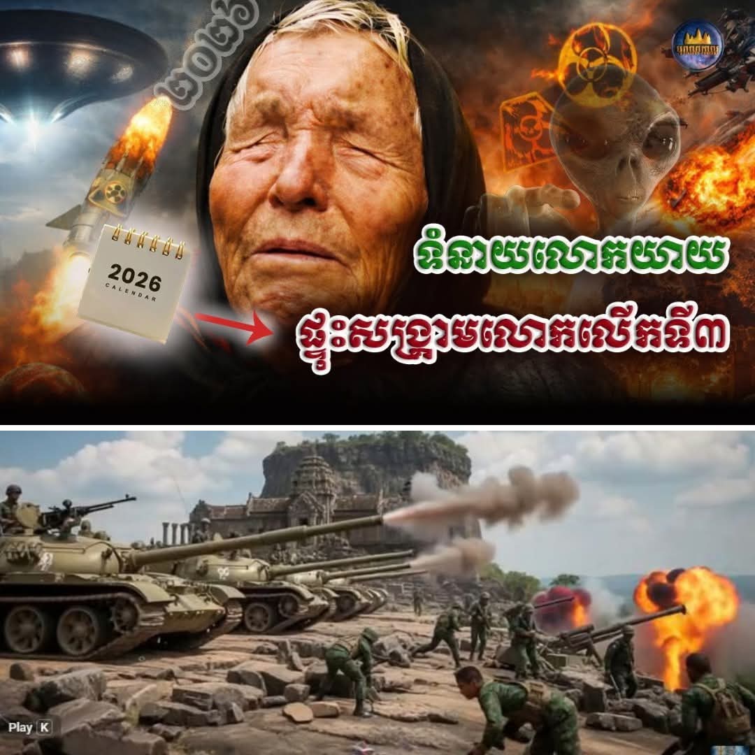 ផ្ទុះការភ្ញាក់ផ្អើល! ពិភពលោកត្រៀមខ្លួន… ទំនាយឆ្នាំ២០២៦ របស់យាយមហាទាយាទភ្នែកទិព្វ….