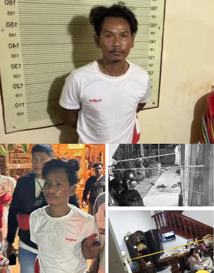 រត់មិនរួច! ត្រឹមតែ ២៨ម៉ោង ប៉ូលីសតាមក្រៀកកឃាតករសម្លាប់ម្ចាស់ផ្ទះជួលនៅចាក់អង្រែលើ ដល់ខេត្តរតនគិរី