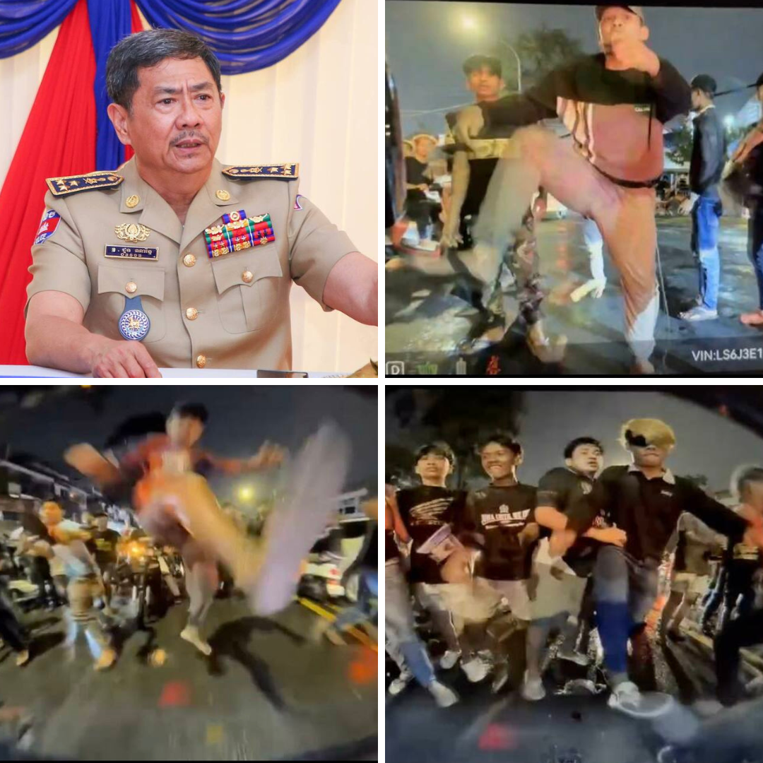 ដេកភ័យខ្លួនហើយ! ពេលនេះ ឧត្តមសេនីយ៍ឯក ជួន ណារិន្ទ បានកំណត់អត្តសញ្ញាណក្រុមវាយបំផ្លាញ និងគប់រថយន្ដអ្នកដទៃ នៅតំបន់វត្តភ្នំបានអស់ហើយ