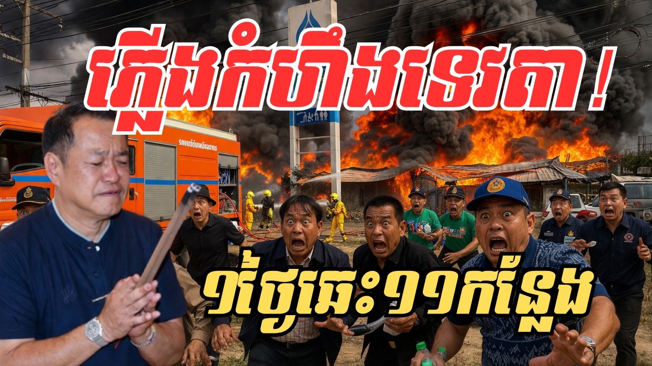 ភ្លើងកំហឹងទេវតា! មហន្តរាយ ១១ ករណីបោកបក់ពេញស្រុកសៀម ខណៈកម្ពុជាបង្ហាញឫទ្ធិដែកថែប តើជារឿងចៃដន្យឬកម្មផល?